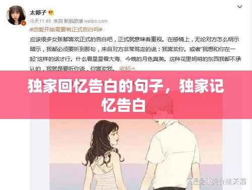 独家回忆告白的句子,独家记忆告白